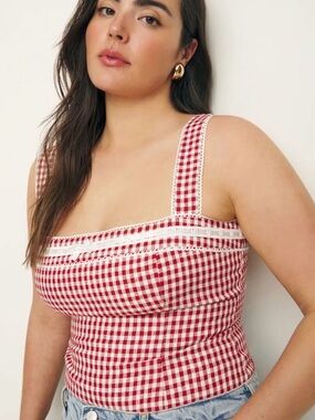 REFORMATION NWT Eloise Linen Top